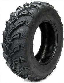 img 1 attached to Set Of 2 All-Terrain Tubeless ATV UTV Tires - 25X8-12 Front 6PR, Ideal For Off-Roading And Outdoor Adventures By Parts-Diyer