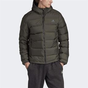 img 1 attached to Adidas Helionic Hooded Jacket Large Men's Clothing