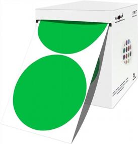 img 4 attached to Streamline Inventory Management With 500 Green Color-Code Dot Stickers On A Dispenser Box By PARLAIM