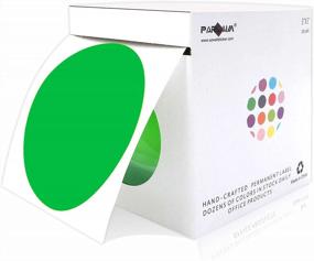 img 3 attached to Streamline Inventory Management With 500 Green Color-Code Dot Stickers On A Dispenser Box By PARLAIM