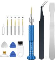 🛠️ 5-in-1 multifunctional precision screwdriver repair tool kit for iphone, ipad, electronics, laptop, tablet, eyeglass - includes phillips, pentalobe, tri-point, and torx magnetic screwdrivers логотип