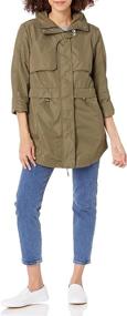 img 3 attached to Coatology Womens Resistant Mid Length Anorak Women's Clothing at Coats, Jackets & Vests