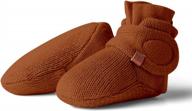 organic cotton knit boots by goumikids for eco-friendly baby footwear logo