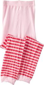 img 2 attached to Jefferies Socks Little Stripe Footless Girls' Clothing and Socks & Tights: Stylish and Versatile Options for Girls