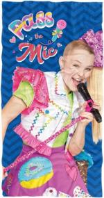 img 4 attached to Приготовьтесь к сенсации пения с JoJo Siwa Pass The Mic Beach Towel