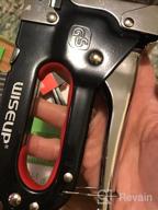 img 1 attached to 4-In-1 Heavy Duty WISEUP Upholstery Staple Gun For Woodworking, Crafting & More - 4200 Staples Included! review by Daniel Pesicek