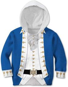 img 2 attached to SPCOSPLAY Fashion Historical Washington Sweatshirts Boys' Clothing ~ Fashion Hoodies & Sweatshirts