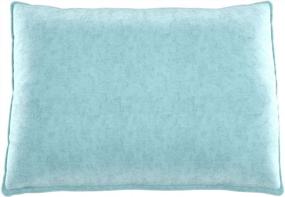 img 4 attached to Soft Back Cushions With Polyester Cover For Modular Sofa - Rectangle Shape, Aqua Blue, 25.2X18.1 Inch By HONBAY