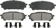 🚗 wagner quickstop zx1004: premium semi-metallic disc brake pad set логотип