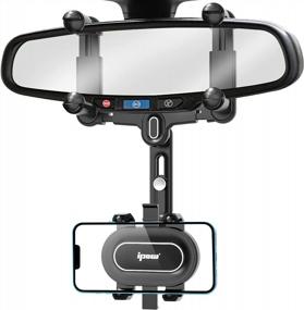 img 4 attached to 360° Rotatable And Retractable Car Phone Holder With Anti-Shake Design - Ideal For All Phones And Rearview Mirrors With Button - IPOW 2022 Upgrade