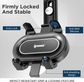 img 1 attached to 360° Rotatable And Retractable Car Phone Holder With Anti-Shake Design - Ideal For All Phones And Rearview Mirrors With Button - IPOW 2022 Upgrade