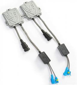 img 4 attached to 2-Pack HYB Slim Digital HID Ballast 55W 12V - Universal Fit For H11, H7, H8, H9, H4 & More!
