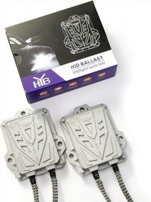 img 2 attached to 2-Pack HYB Slim Digital HID Ballast 55W 12V - Universal Fit For H11, H7, H8, H9, H4 & More!