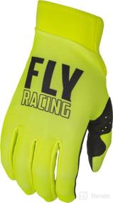 img 3 attached to Fly Racing Gloves Hi Vis Medium