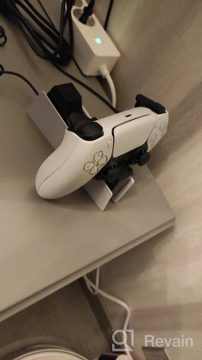 img 1 attached to Sony DualSense dual controller charging station for PS5 white/black review by Minoru Koshida ᠌