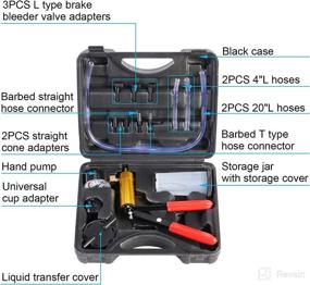 img 3 attached to 🔧 Efficient Brake & Clutch Fluid Vacuum Bleeder Tool Kit for Auto Car Truck Motorcycle Use