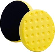 🔸 enhance your polishing process with lake country ccs yellow foam cutting pad, hook-and-loop polishing pad, 5.5 логотип