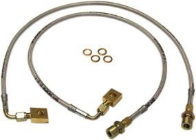 img 1 attached to 🔒 Stainless Steel Brake Line Pair - Skyjacker (FBL92) 4-8 Inch