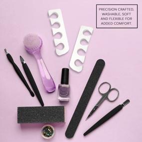 img 2 attached to Anatomical Toe Separators, Straighteners & Spacers For Fitness And Wellness - Bunion Corrector, Pedicure & Yoga Aid By DreamCut