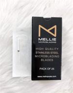 💇 mellie nano u18 blade microblading logo