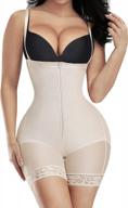 revamp your silhouette with feelingirl seamless body shaper with triple control and thigh slimming features! logo