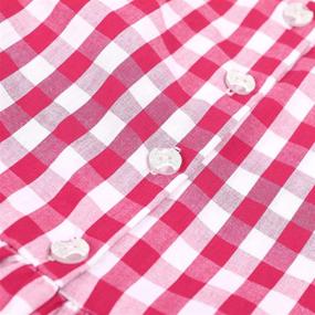 img 2 attached to 👗 Flofallzique Gingham Pockets Toddler Sundress for Girls' Clothing: Stunning and Stylish Dresses