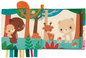 img 3 attached to Рабочая тетрадь Kaloo Forest Fabric - Интерактивная книга для младенцев и малышей - Дизайн поезда Choo-Choo - K971802