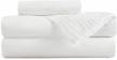 bedsure queen size white sheets - soft 1800 bed sheet set, 4 pieces queen size white sheet sets logo