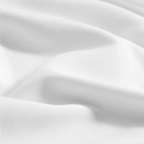 img 1 attached to BEDSURE Queen Size White Sheets - Soft 1800 Bed Sheet Set, 4 Pieces Queen Size White Sheet Sets