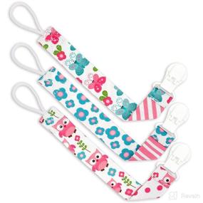 img 4 attached to 👶 Liname Neutral Pacifier Clip - 3 Pack Pacifier Clips for Boys & Girls - Binky Holder Soothie Paci Clip Binkie Clip - Unisex Pacifier Clip - Baby Pacifier Clip and Holder Set