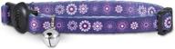 11412 collar 12 inch flowers purple logo