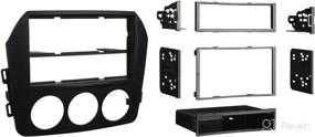 img 1 attached to 🚗 Black Metra 99-7519B Dash Kit for Mazda Miata – Single DIN/Double DIN/ISO Radios (Installation Included)