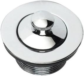 img 3 attached to All-In-One Brass Bathtub Drain Assembly With Chrome Finish - Perfect For Wholesale Plumbing Supplies