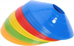 img 2 attached to 100 Pack BiAnYC Pro Disc Cones - Softer & Flexible For Soccer, Football And Other Games
