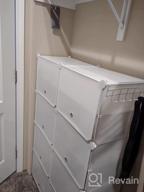 картинка 1 прикреплена к отзыву 8-Tier Shoe Rack Organizer: 32 Pair Capacity For Closet, Entryway, Bedroom & Hallway - White от Justin Wehrman