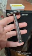 img 2 attached to 🪒 T-Blade MUHLE Elongated Handle: Traditional Chrome Closed Comb Safety Razor - Silver review by Anuson Chaosuan ᠌