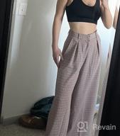 img 1 attached to Effortlessly Chic: Tronjori Women'S High-Waisted Wide Leg Palazzo Pants In Regular Sizes review by Birhanie Robinson