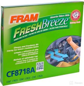 img 2 attached to 🌬️ Enhance Cabin Air Quality in Volvo Vehicles with FRAM Fresh Breeze CF8718A Cabin Air Filter featuring Arm & Hammer Baking Soda