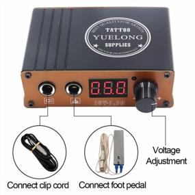 img 1 attached to Complete Yuelong Machine Pen Kit With 20Pcs Cartridge Accessories And Power Supply - Black Case Included!