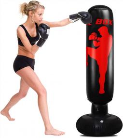 img 1 attached to Train Your Young Athlete With Our Free-Standing Kids Punching Bag And Boxing Stand