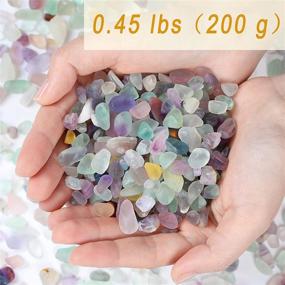 img 3 attached to 🌿 DUQGUHO Decorative Rocks Aquarium Gravel: Natural Fluorite Chip Bulk Pebbles for Plants, Terrariums, and Fish Tanks - 0.44 lbs