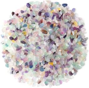 img 4 attached to 🌿 DUQGUHO Decorative Rocks Aquarium Gravel: Natural Fluorite Chip Bulk Pebbles for Plants, Terrariums, and Fish Tanks - 0.44 lbs