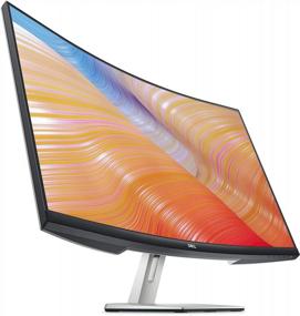 img 4 attached to 🖥️ Dell S3222HN 32 Inch Curved Monitor: Crisp Display, Flicker-Free, Built-in Speakers, Blue Light Filter, 75Hz Refresh Rate
