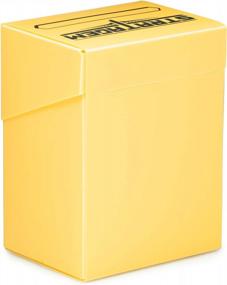 img 3 attached to Yellow Stratagem The Big Box Card Deck Box W Divider - Perfect For MTG, Baseball Cards & Trading Card Games!