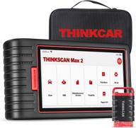 🔍 thinkscan max2: advanced bi-directional control scan tool with can-fd protocol, oe-level all system diagnostic & 28+ reset functions, autoauth for fca sgw, free lifetime updates logo