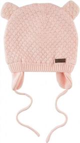 img 3 attached to Soft And Warm Knit Beanie With Earflaps And Fleece Lining For Infants, Toddlers, Girls, And Boys - Perfect Winter Hat For Kids