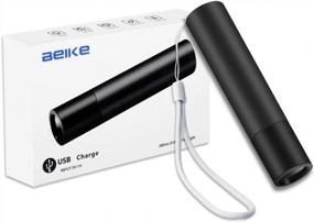 img 4 attached to Detect Pet Urine And Bed Bugs With Beike Rechargeable Mini UV Flashlight - Black Light 365Nm