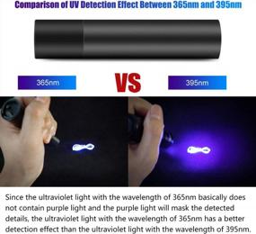 img 2 attached to Detect Pet Urine And Bed Bugs With Beike Rechargeable Mini UV Flashlight - Black Light 365Nm