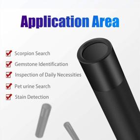 img 1 attached to Detect Pet Urine And Bed Bugs With Beike Rechargeable Mini UV Flashlight - Black Light 365Nm