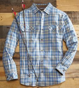 img 3 attached to Venado Flannel Shirt For Men - Mens Flannel Plaid Shirt With Full Reach Gusset
